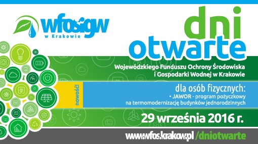 Zapraszamy na otwarte dni Wojewódzkiego Funduszu Ochrony Środowiska i Gospodarki Wodnej