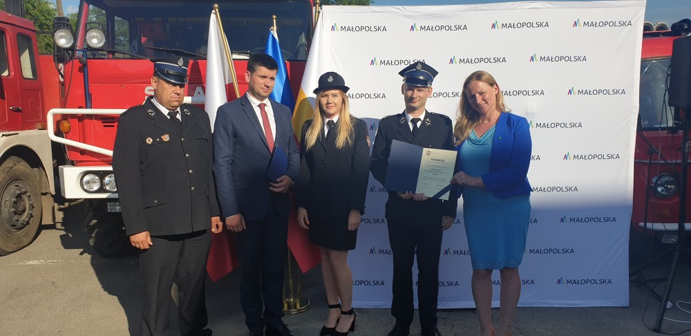 Promesa w ramach konkursu „Bezpieczna Małopolska 2019” dla pięciu jednostek OSP z gminy Liszki!