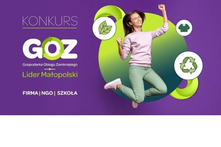 Zgłoś się do konkursu - GOZ Lider Małopolski 2026  „Wkręć się w obieg” i pokaż dobre praktyki!