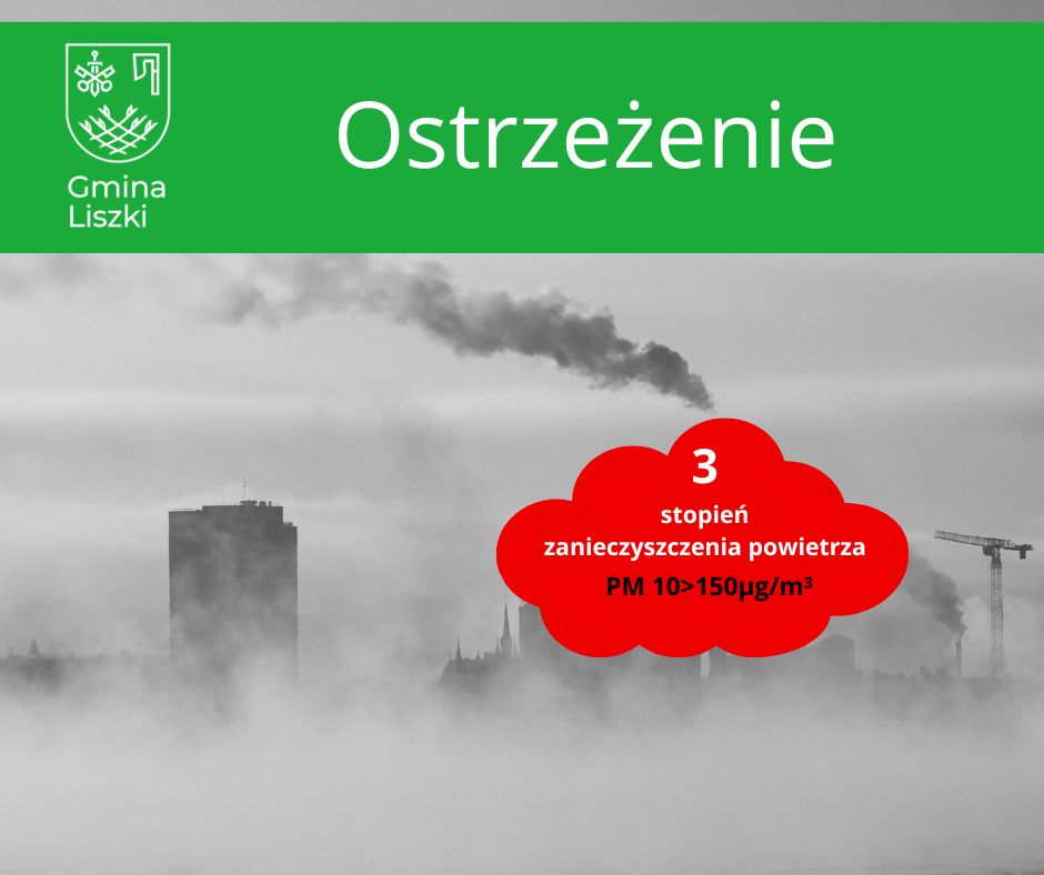 III stopień  zagrożenia zanieczyszczeniem powietrza