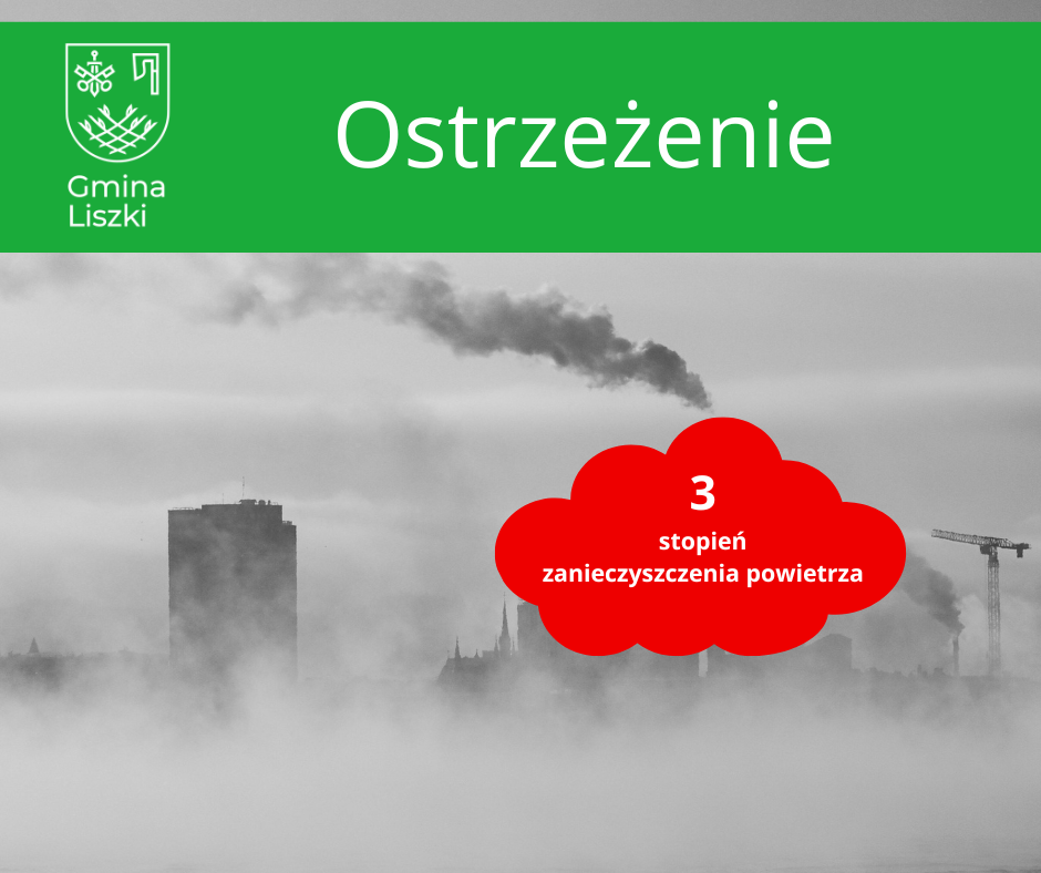 III stopień  zagrożenia zanieczyszczeniem powietrza