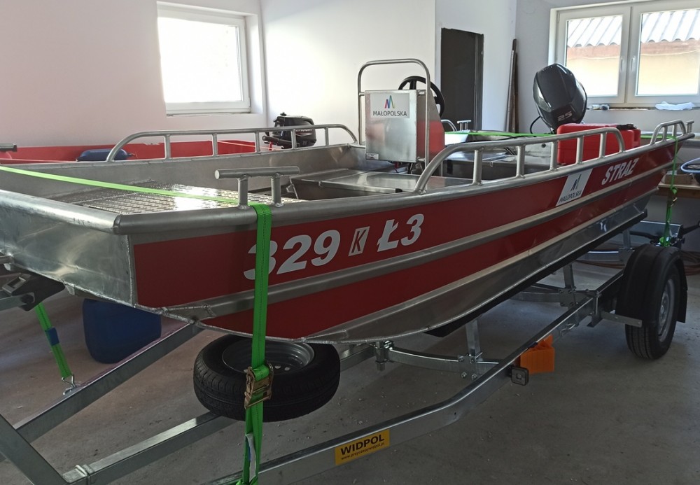 Zakup łodzi dla Ochotniczej Straży Pożarnej Jeziorzany