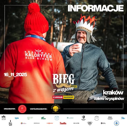 Zaproszenie na „Bieg z Wąsem” nad Zalewem Kryspinów!