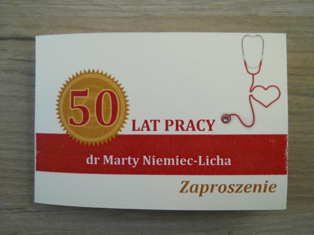 Jubileusz 50 - lecia pracy zawodowej 