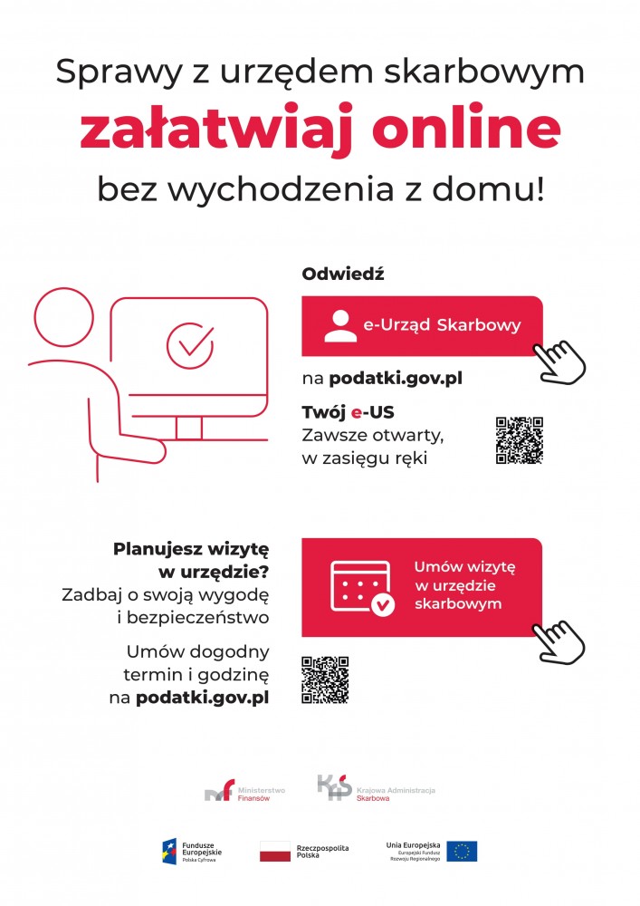 Sprawy z urzędem skarbowym załatwiaj online bez wychodzenia z domu!