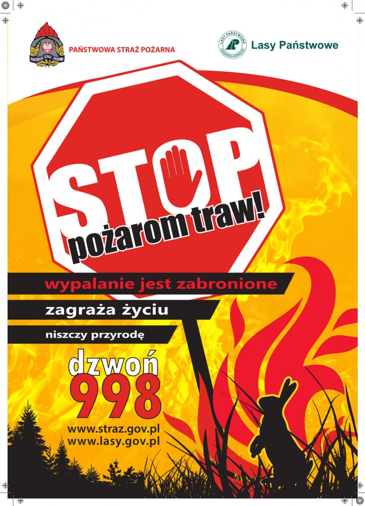 STOP Pożarom traw !!!