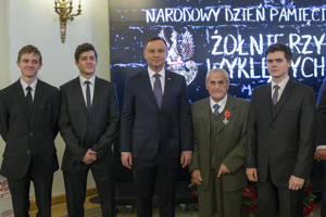 Pan Andrzej Kamieniarz odznaczony Krzyżem Kawalerskim Orderu Odrodzenia Polski