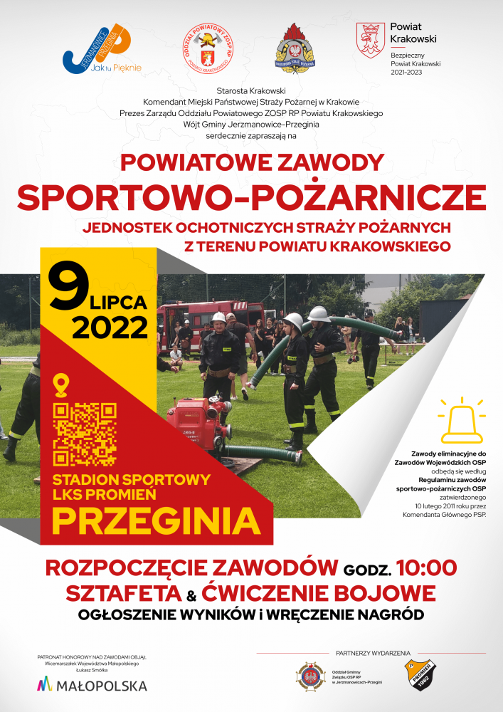 X Powiatowe Zawody Sportowo-Pożarnicze (Przeginia, 09.07.22 r.)