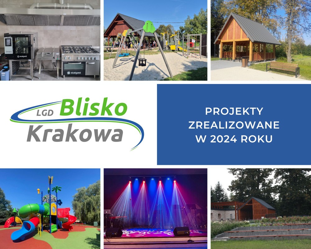 Zrealizowane projekty na obszarze LGD Blisko Krakowa