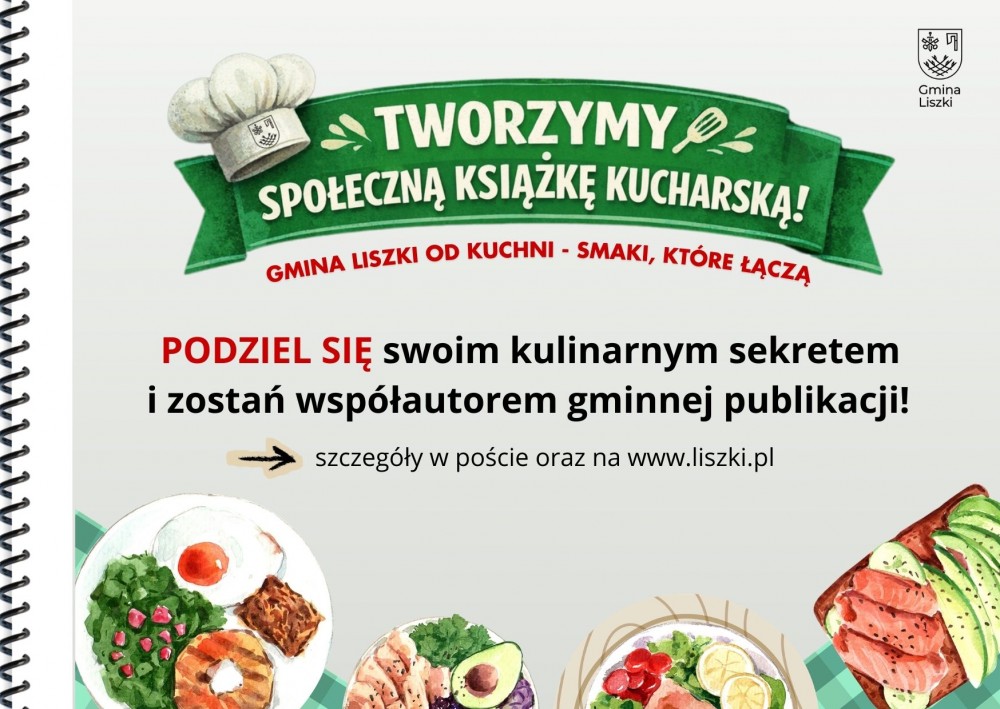 Zostań współautorem książki kulinarnej Gminy Liszki!