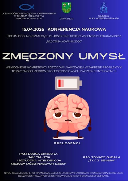 Zaproszenie na Konferencję Naukową „Zmęczony Umysł”