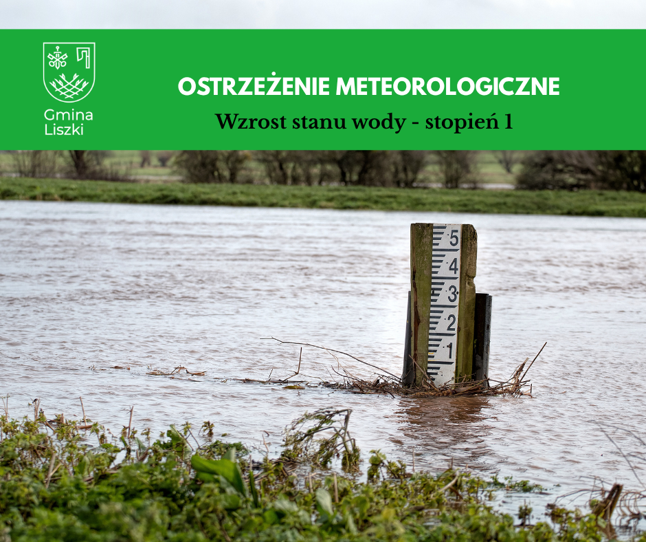 Możliwe gwałtowne wzrosty stanów wody w naszym regionie